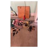 Electric clipper, paint supplies, cattle, prod,