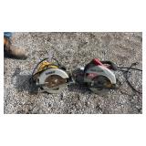 DeWalt and Skil saw circular saws