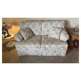 Couch with matching loveseat. Clean