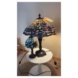 Large and small stained glass lampsI