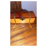 Jewelry box approximately 6 inches wide 3 inches