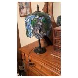 Vintage stained glass lamp