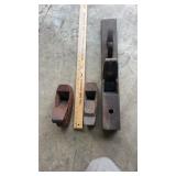 (3) wooden block planes