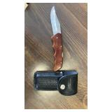 Pocket knife with Leather sheath