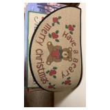 Assortment of Christmas rugs