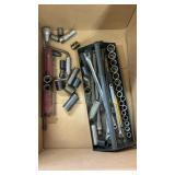 1/2ï¿½ ratchet and sockets. Mostly craftsman