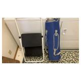 Folding chair and step ladder