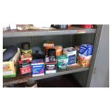 Contents only. Multiple different oil filters,