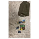 22 long rifle, ammunition, and ammo crate