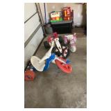 Childrenï¿½s bikes and toys