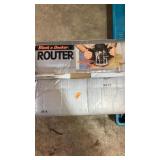 Black and Decker router and Makita cordless