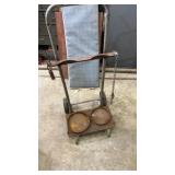 Acetylene and oxygen tank cart