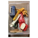 Old kids toys. Including little tikes fire