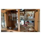 Assortment of glassware