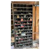 Parts shelf, 3 feet wide 1 foot deep 87 inches