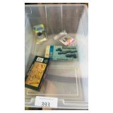 Vintage toys, including mind, teasers, dominoes,