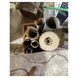 Rolls of sandpaper
