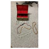 Costume jewelry with jewelry box