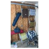 Assortment of lawn chairs