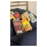 Several DVDs and VCR tapes