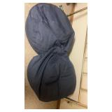 2 denim beanbag chairs