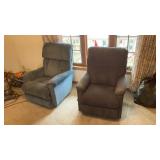 Two recliners.