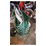 Hose reel with extra hoses