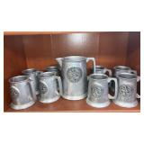 Vintage Carol and Abrams mugs.  commemorating the