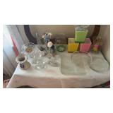 Large lot of miscellaneous, glass, decor, vases,
