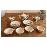 Two childrenï¿½s tea sets. Marked Japan