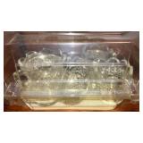 Assortment of glassware