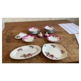 Glass plates and lids. Marked Japan.