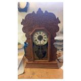 Gilbert Navy # 24  Ornate wood carved mantle