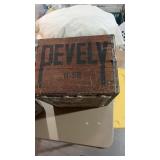 Peeve milk crate with metal bottom Mark marked