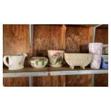 Assortment of pottery