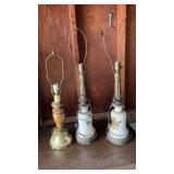 Three lamps