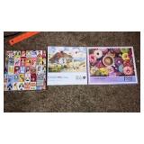 Puzzles, some new, 4 boxes