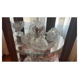 Vintage glassware miniature sets includes