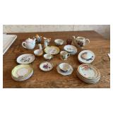 Mismatch of childrenï¿½s tea set. Majority made in