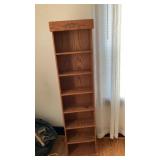 Wooden shelf unit. 5 1/2ï¿½ x 8ï¿½