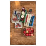 Big lot of various candles