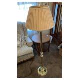 Tall, standalone lamp. 5 to 5 1/2 foot tall.