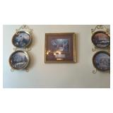 Thomas Kincaid Christmas collectible plates with