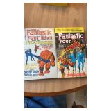 Comic books including the fantastic four return