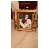 Elvis picture with frame approximately 2 foot
