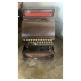 Vintage metal cast register, no keys