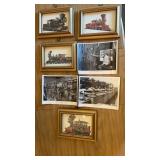 Antique train photos and frame pictures