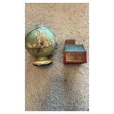 Vintage coin banks, including J.Chein and Co. and