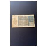 Rare Germany, $10,000 Mark Reichs 1922 bank note