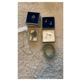 Jewelry, including earrings, pendant bracelet,